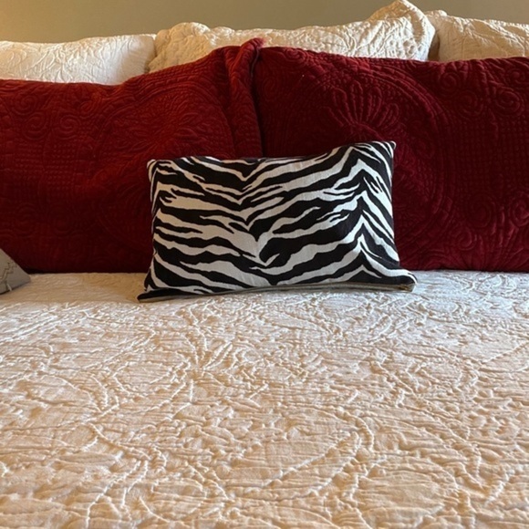 Zebra Print Custom Made Pillow Cover - Picture 7 of 8